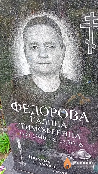 Федорова Галина Тимофеевна