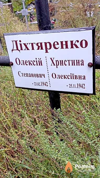 Діхтяренко Христина Олексіївна