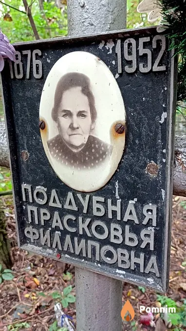 Поддубная Прасковья Филлиповна
