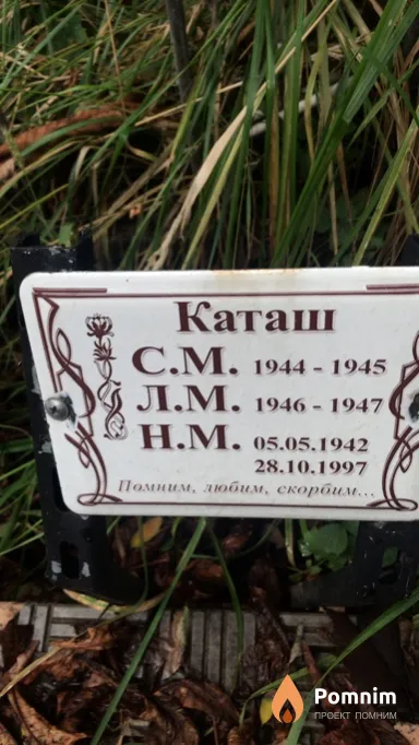 Каташ Н М