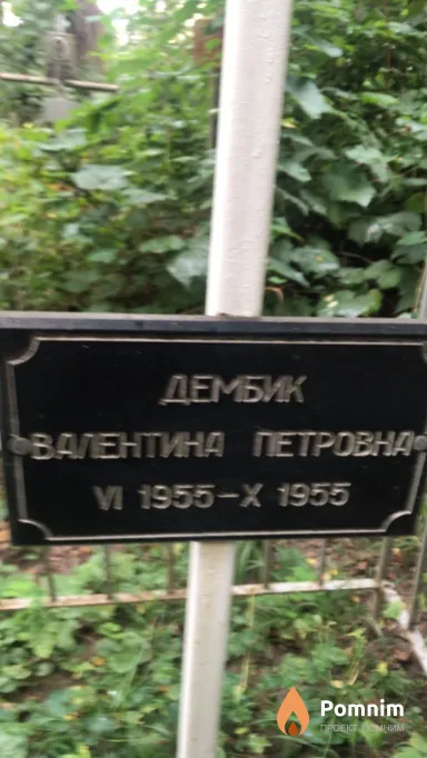 Дембик Вентина Петровна