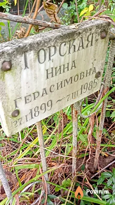 Горская Нина Герасимовна