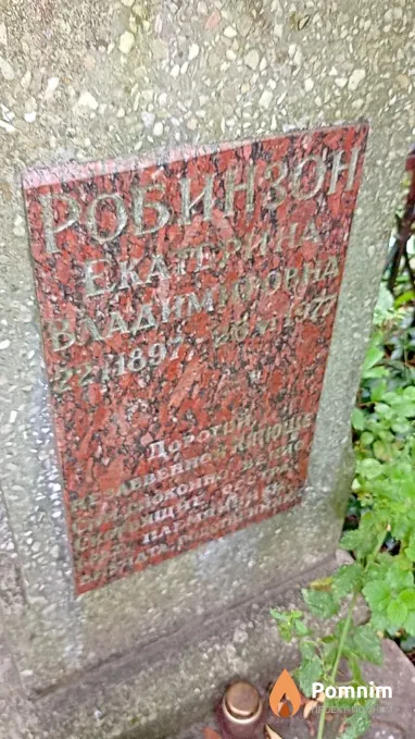 Робинзон Екатерина Владимировна