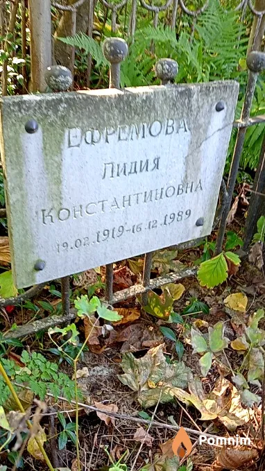 Ефремова Лидия Константиновна