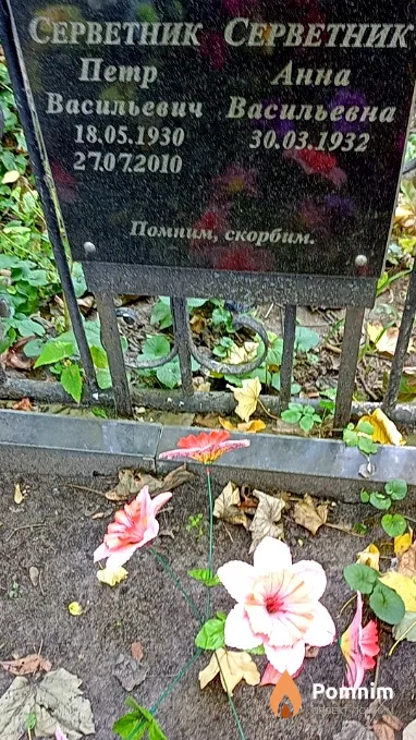 Серветник Анна Васильевна