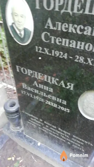 Гордецкая Анна Васильевна