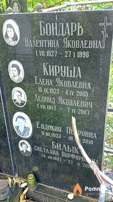 Бондарь Валентина Яковлевна