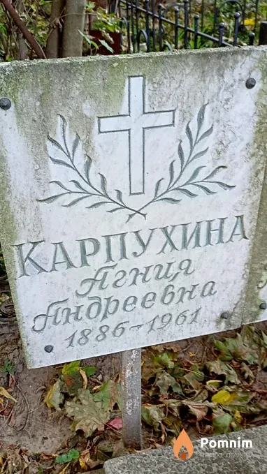 Карпухина Агния Андреевна