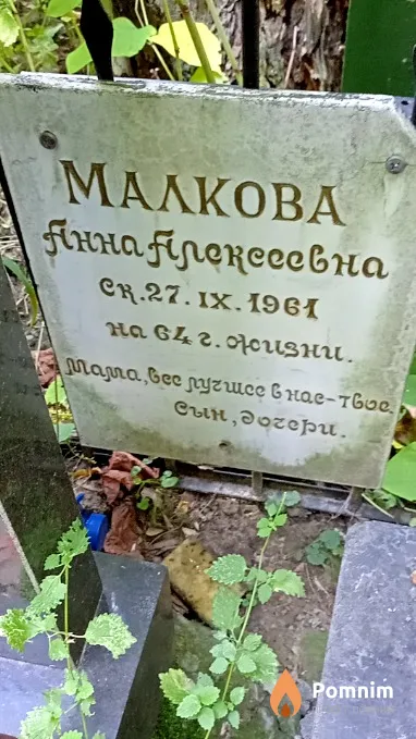 Малкова Анна Алексеевна