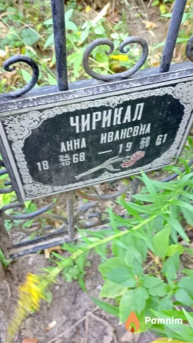 Чирикал Анна Ивановна