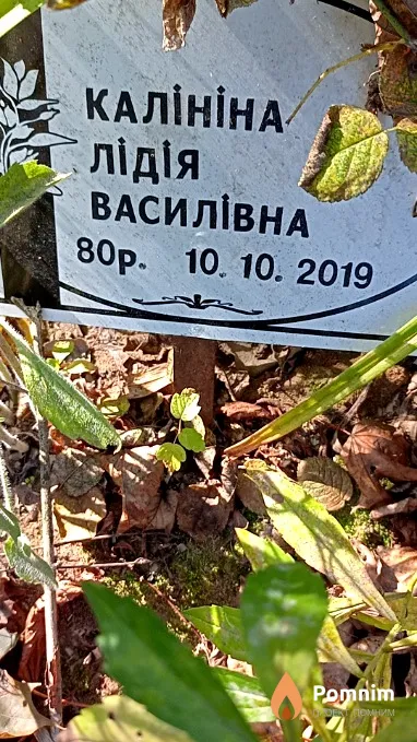 Калініна Лідія Василівна