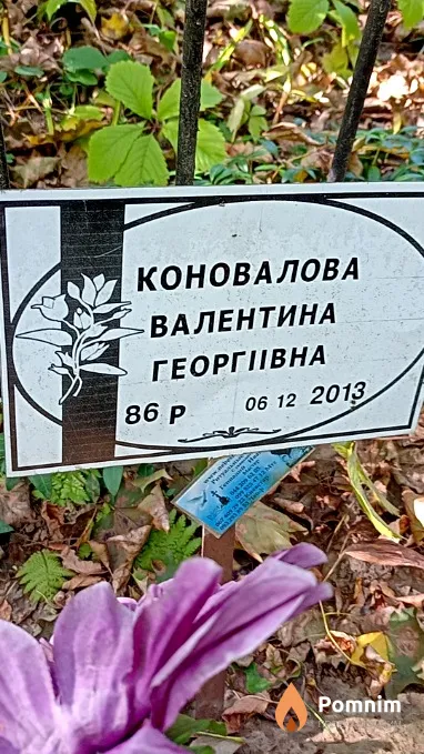 Коновалова Валентина Георгіівна