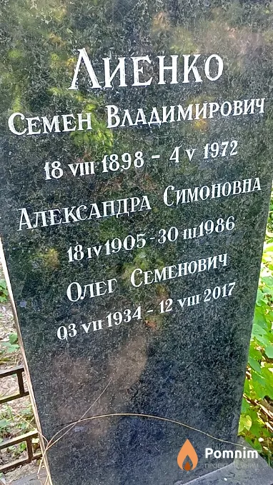 Лиенко Александра Симоновна